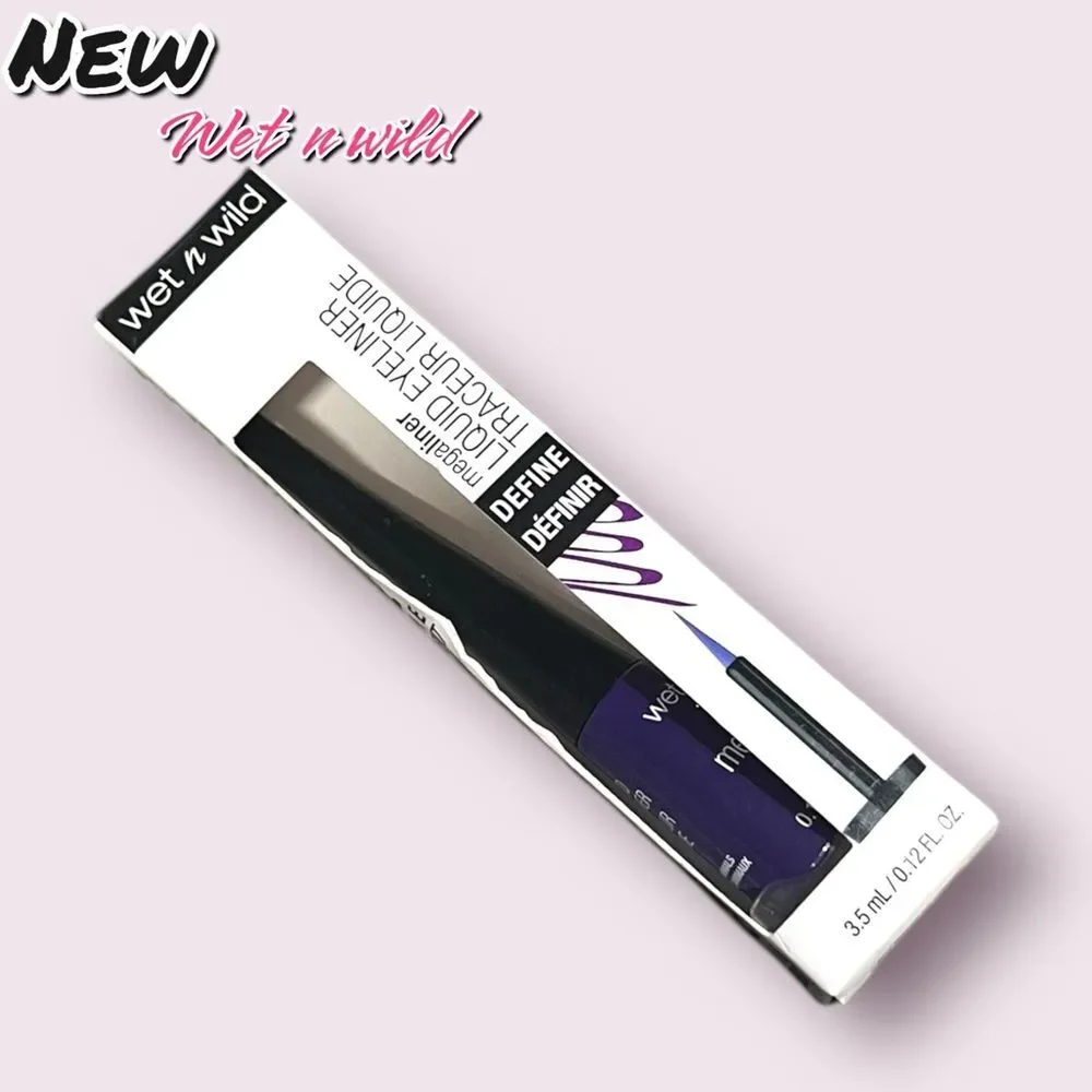 New NIB Wet n Wild Mega Liner Liquid Eyeliner – Electric Purple (874A)